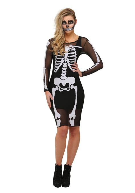 adult skeleton dress costume